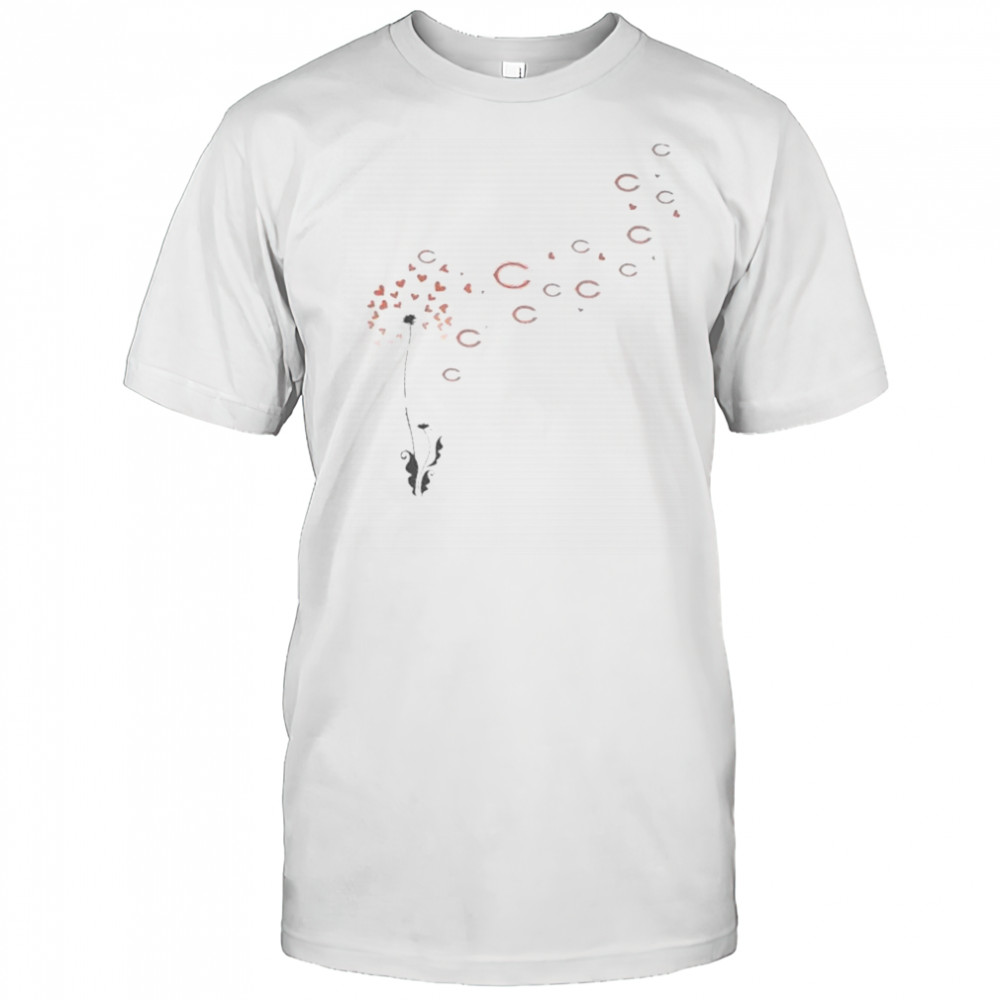 Dandelion Flower Chicago Bears Football Logo T-Shirt