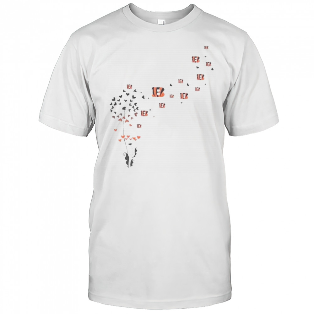 Dandelion Flower Cincinnati Bengals Football Logo T-Shirt