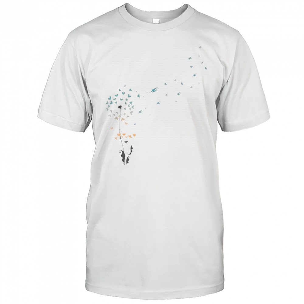 Dandelion Flower Miami Dolphins Football Logo T-Shirt