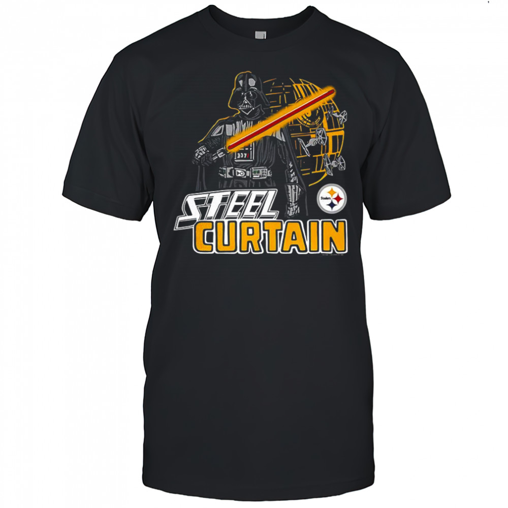 Darth Vader Star Wars X Pittsburgh Steelers football TIE Fighter shirt