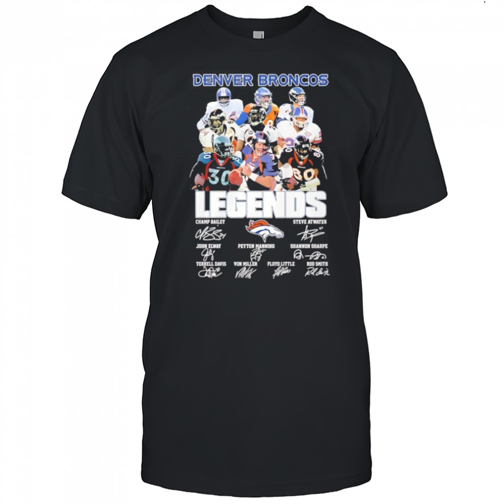 Denver Broncos’ Best legends Players of All Time signatures shirt