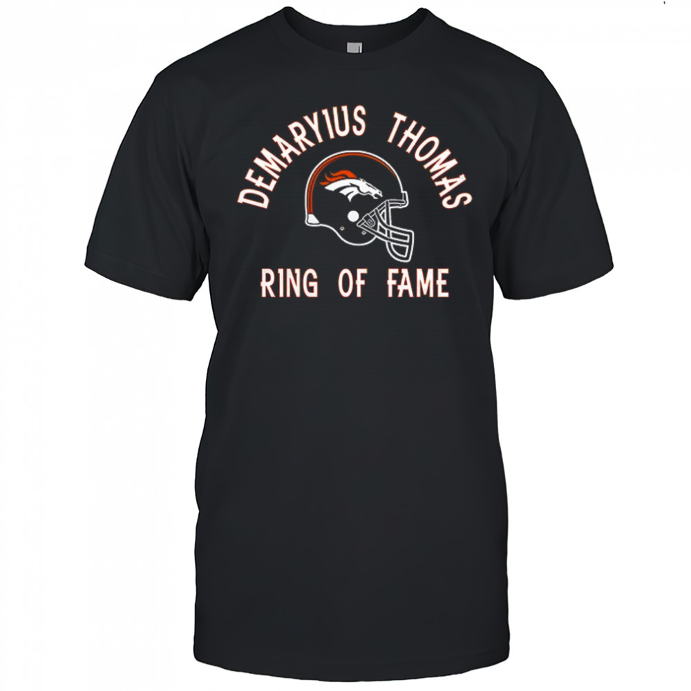 Denver Broncos Demaryius Thomas Ring of Fame pose shirt