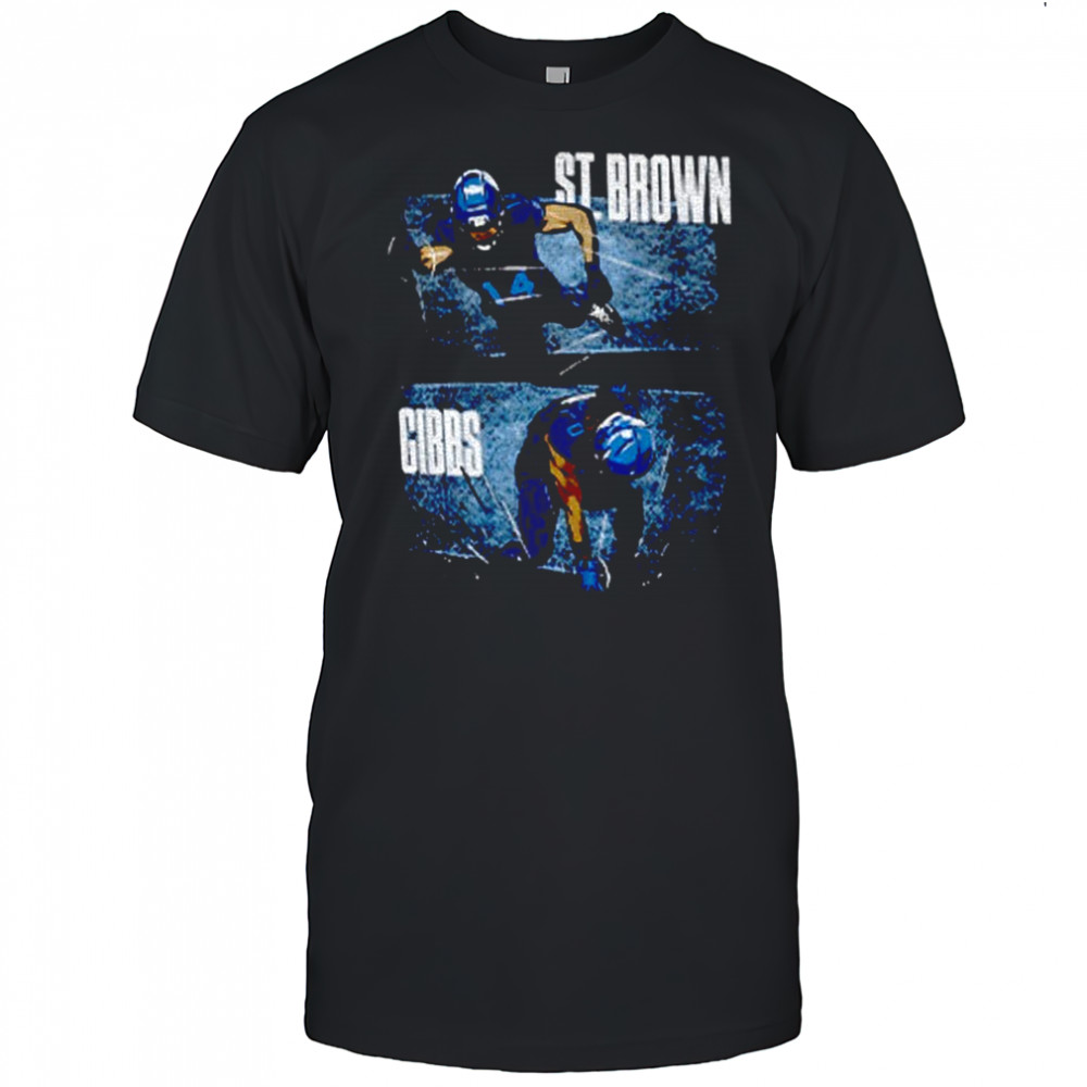 Detroit Dynamic Duo Detroit Lions Amon-Ra St. Brown And Jahmyr Gibbs shirt