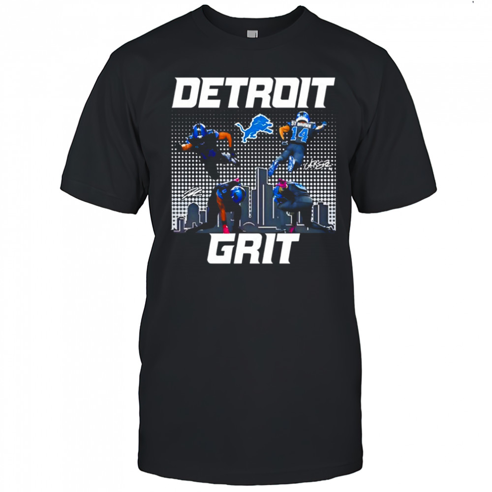 Detroit Grit Super Heroes signature NFL shirt