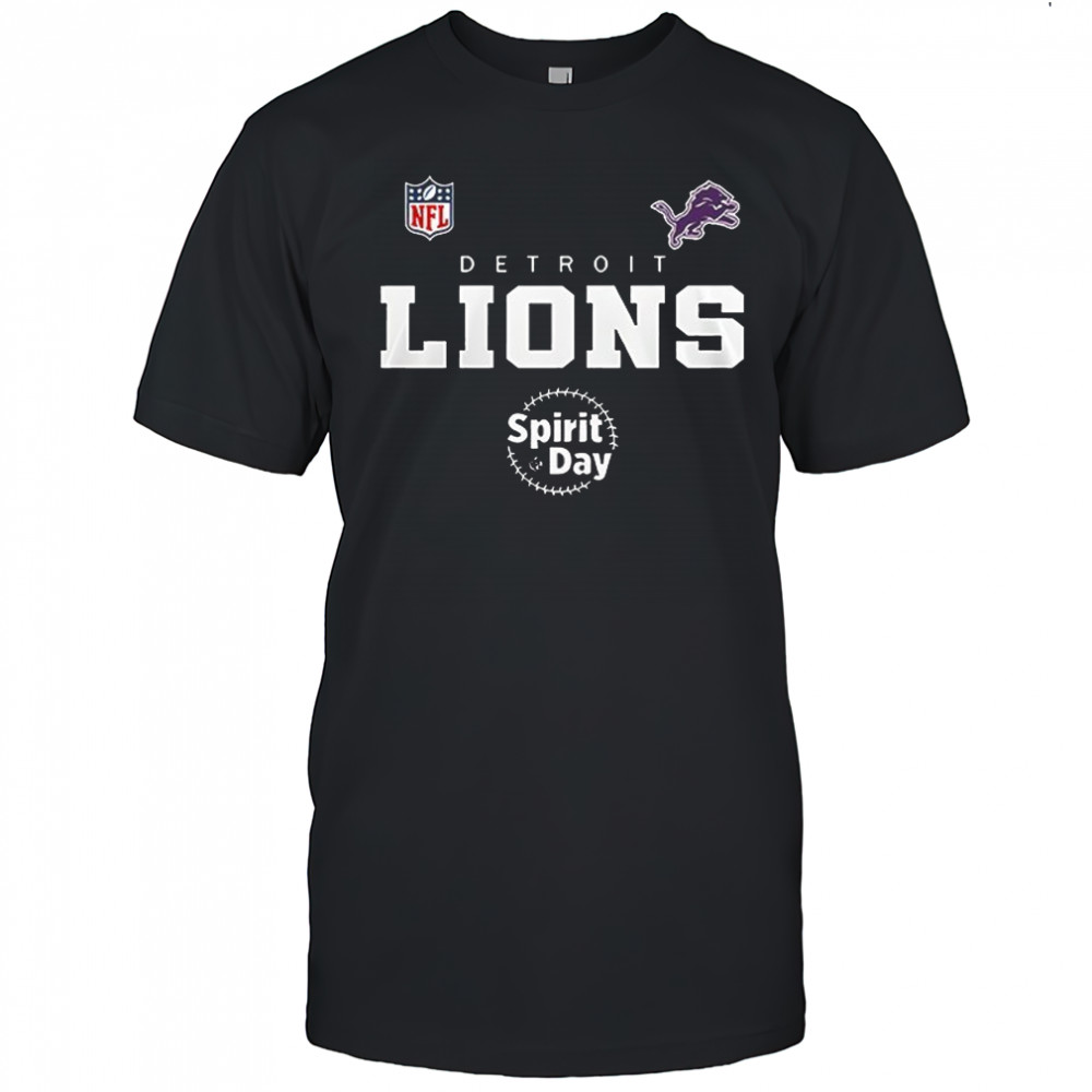 Detroit Lions stand against bullying Spirit day shirt