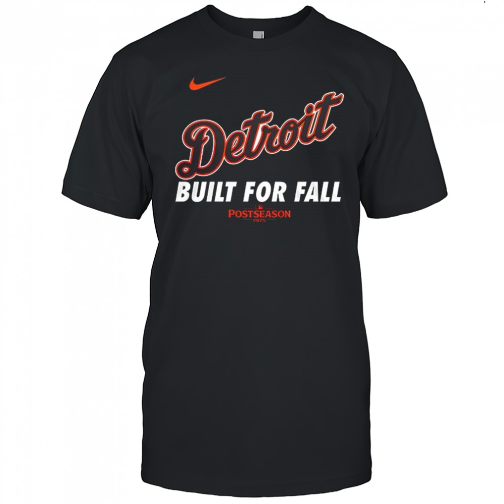 Detroit Tigers build for october logo shirt