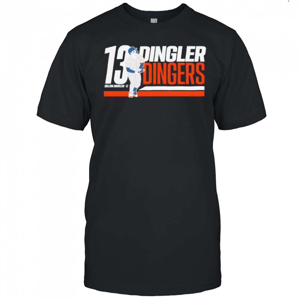 Dingler Dingers Detroit Tigers Baseball MLB Chibi Shirt