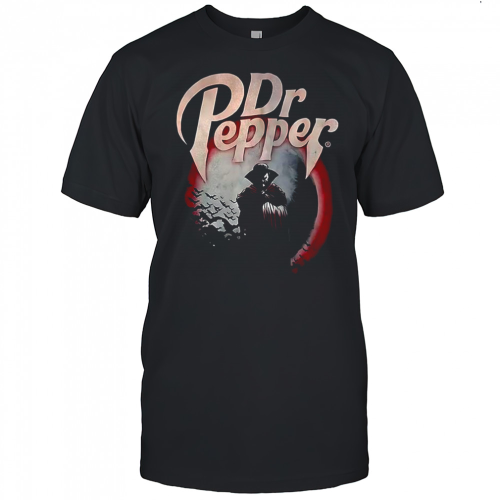 Dr Pepper Vampire Dracula Halloween shirt