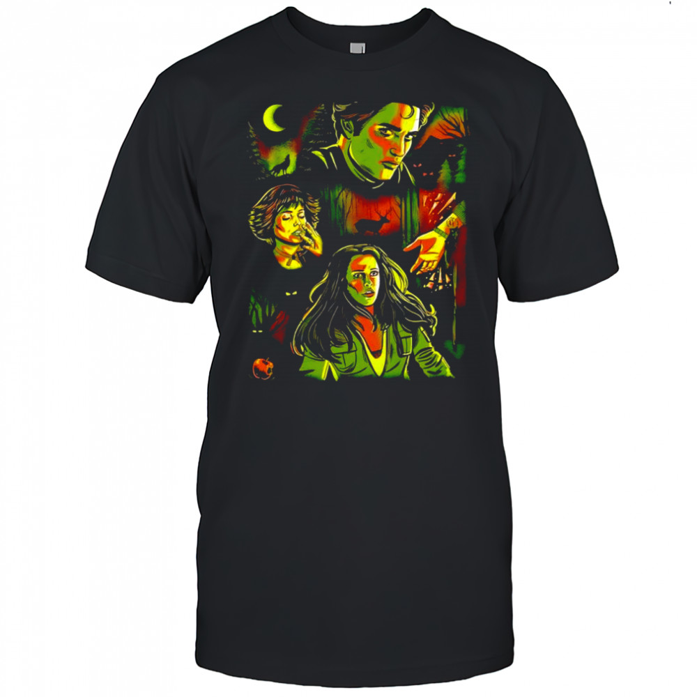 Edward Cullen and Bella Swan movie Twilight Retro Halloween Vampire shirt