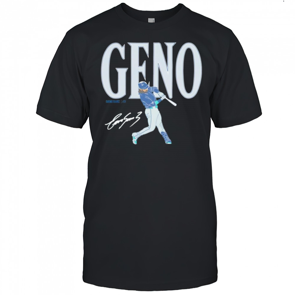 Eugenio Suarez Seattle Mariners Geno Baseball MLB Signature Shirt