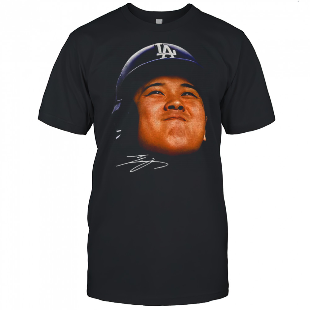 Fan Inspired Shohei Ohtani Los Angeles Dodgers meme signature shirt