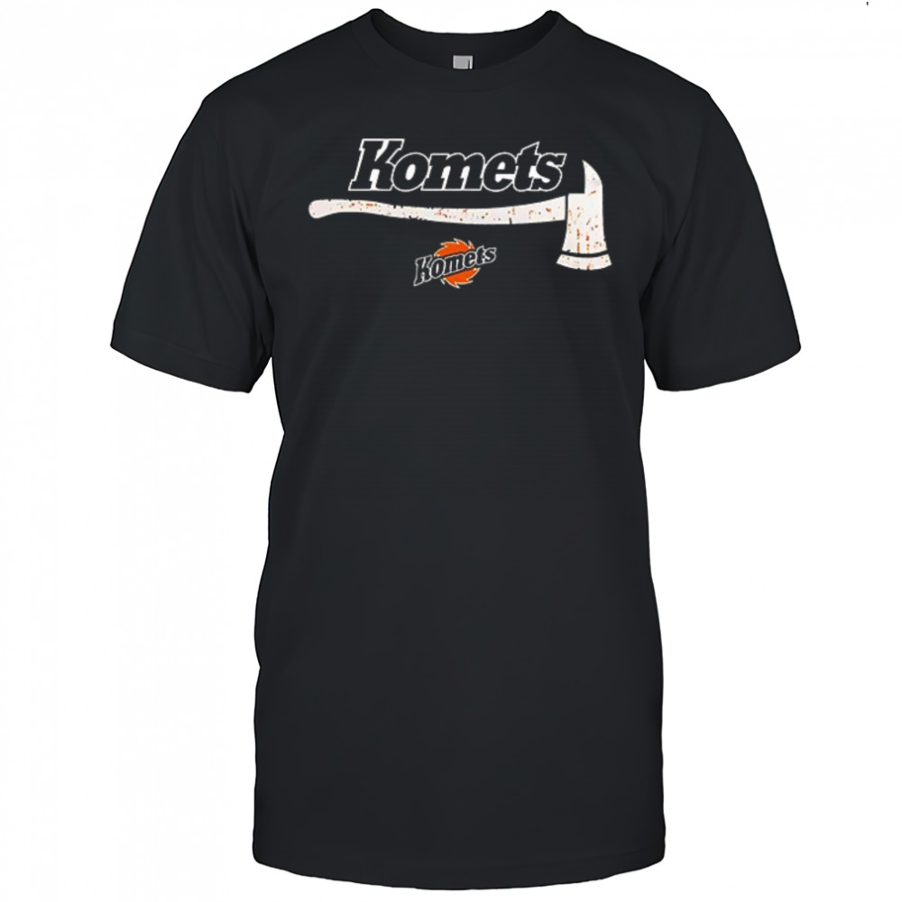 Fort Wayne Komets firefighter application day logo shirt