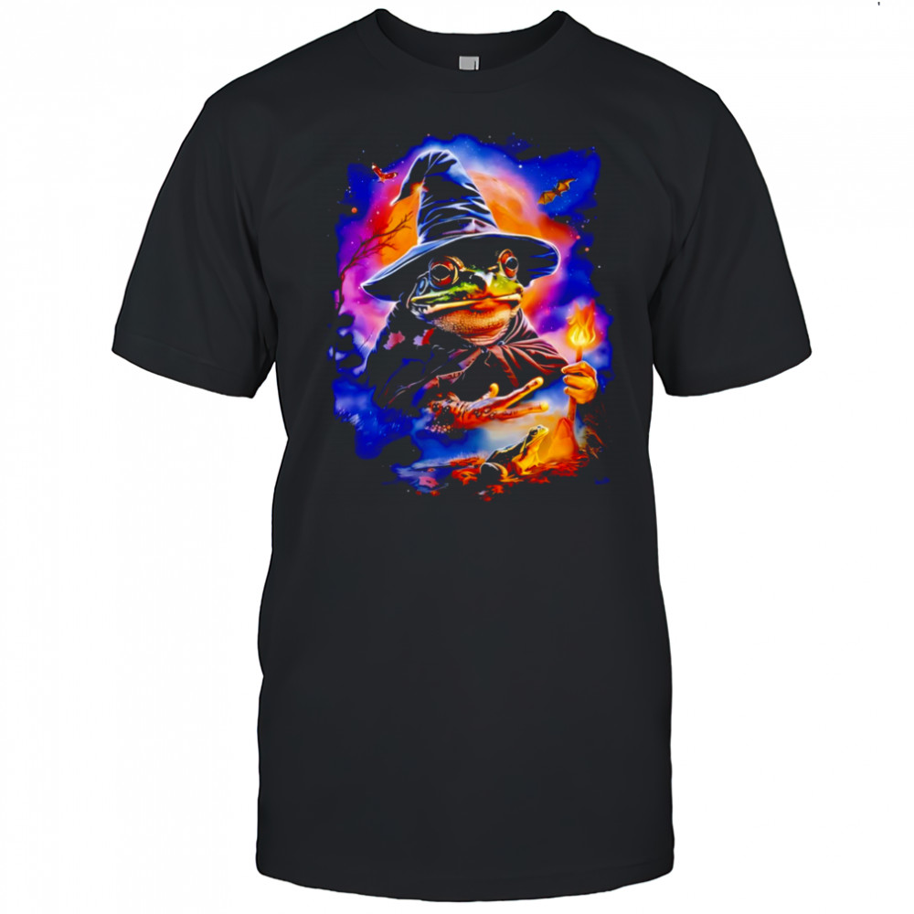 Frog Protest Resist Frog Wizard Frog Witch Halloween galaxy shirt