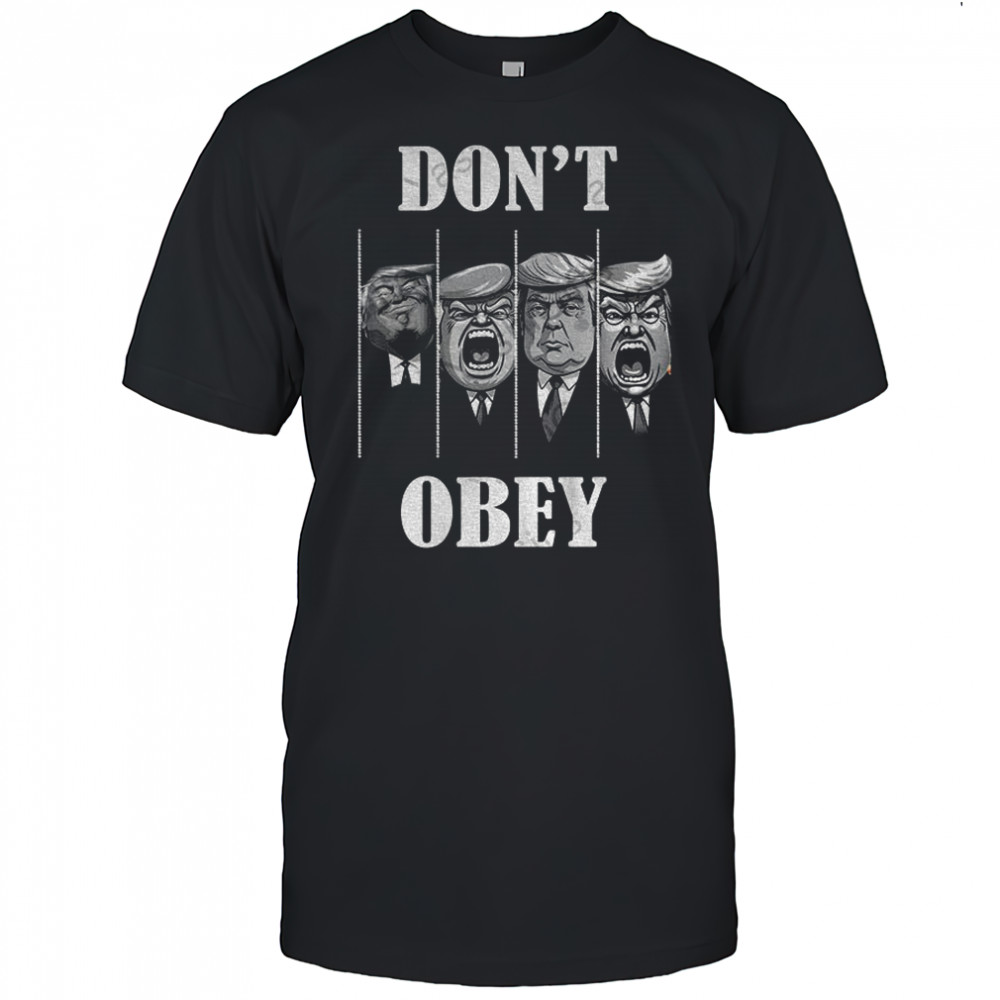 Funny Donald Trump Don’t Obey Frog Protest anti Trump political shirt
