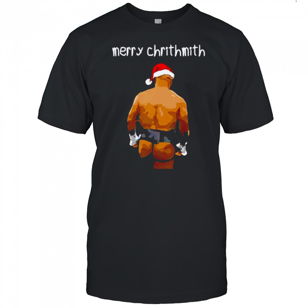 Funny Meme Mike Tyson Butt Christmas Merry Chrithmith shirt