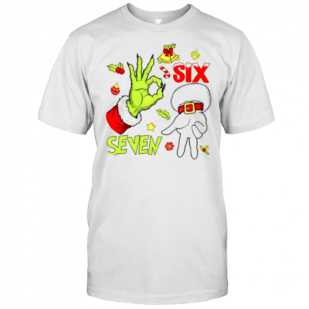 Funny Six Seven Meme Christmas Mean Guy shirt
