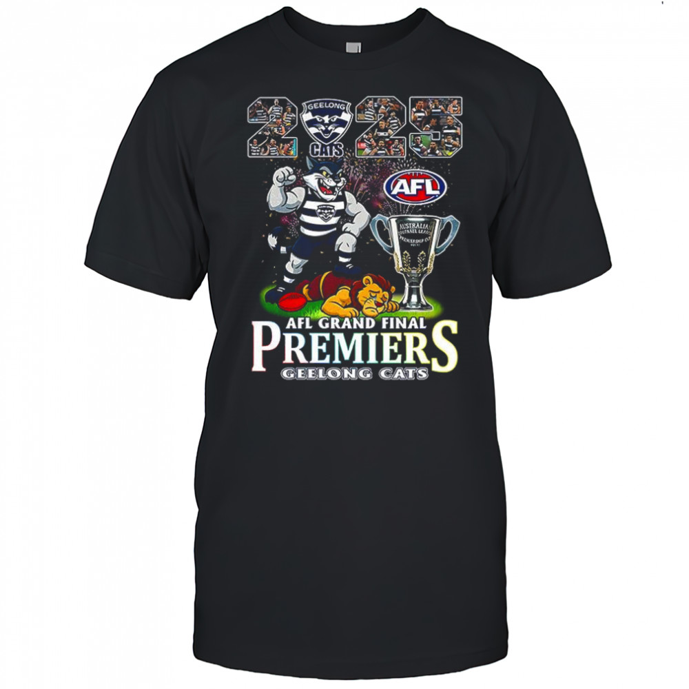 Geelong Cats AFL Grand Final Premiers 2025 shirt