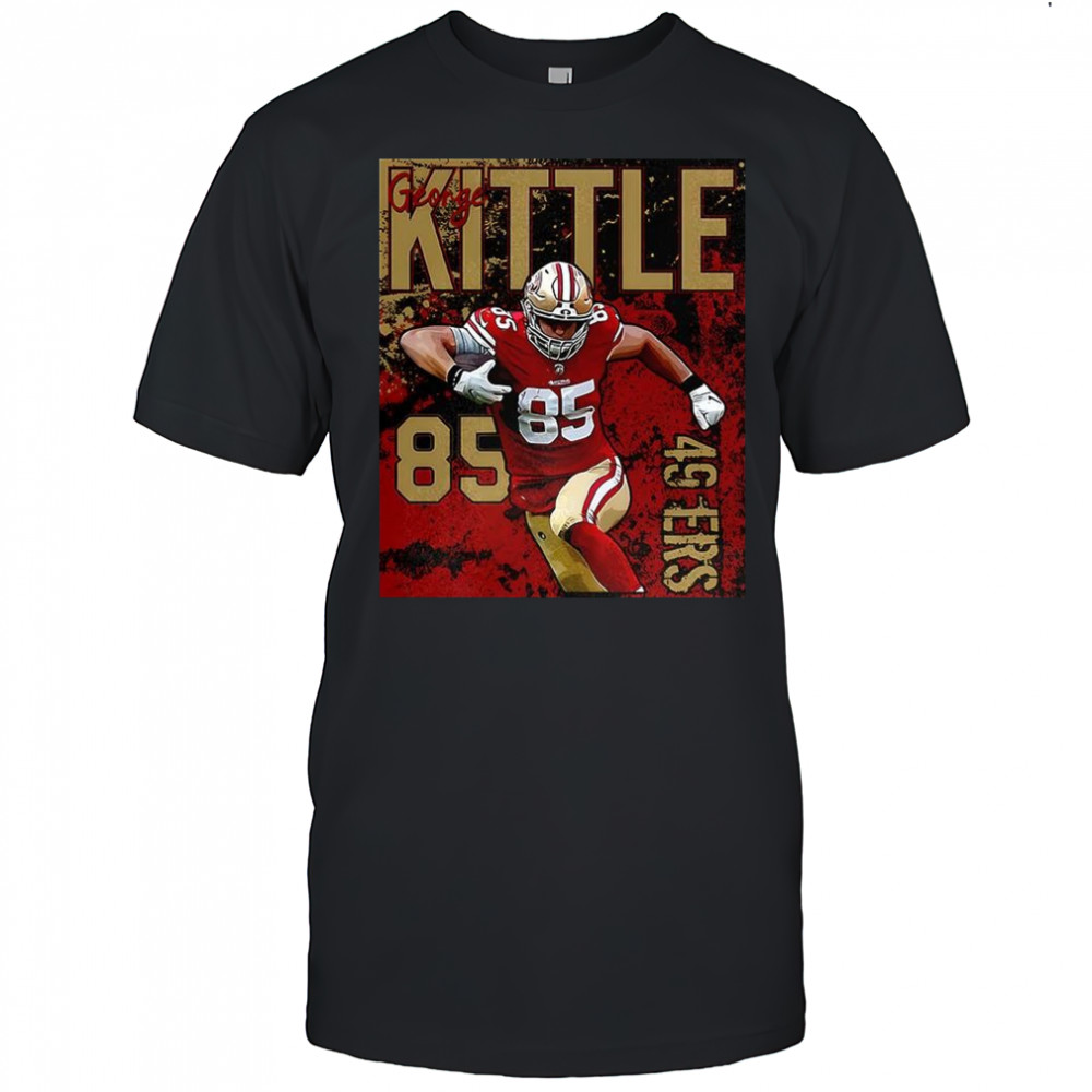 George Kittle San Francisco 49ers football number 85 Illustration shirt