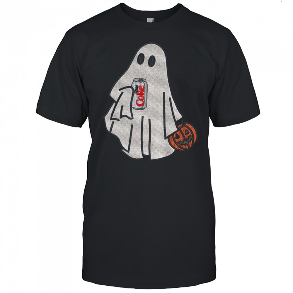 Ghost drink diet coke pumpkin spooky Happy Halloween 2025 shirt
