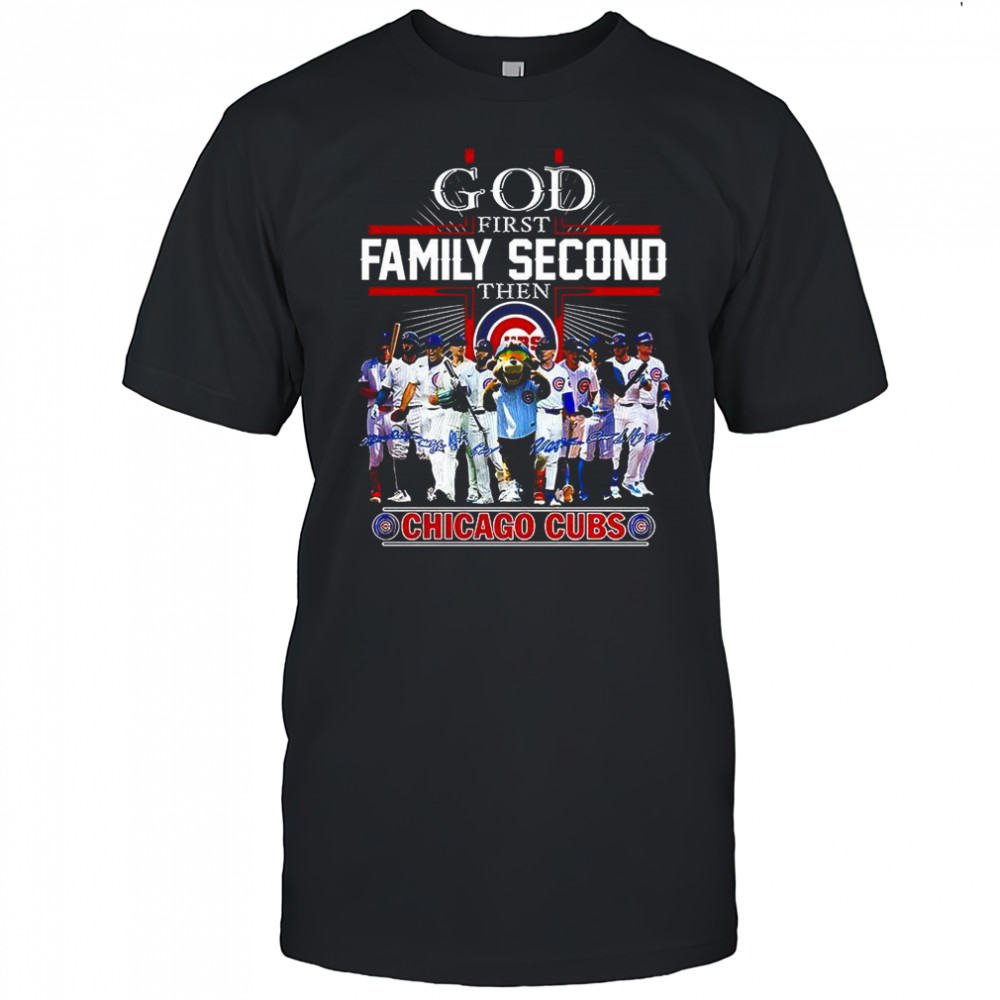 God first family second then Los Angeles Dodgers Legend signature shirt