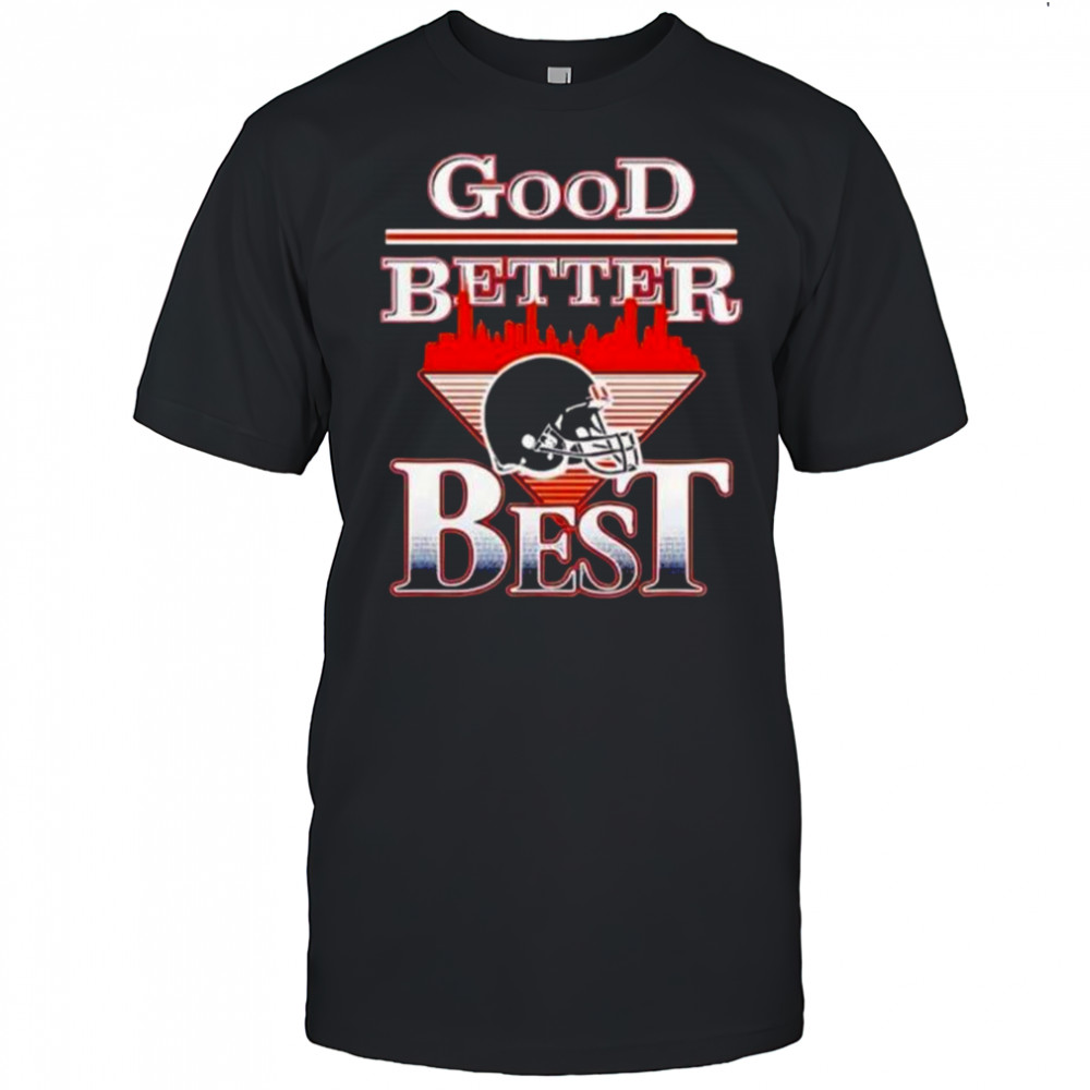 Good Better Best Chicago Bear NFL Helmet T-Shirt