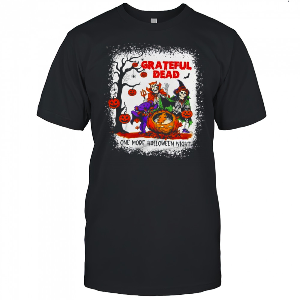 Grateful Dead one more Halloween night 2025 Funny shirt
