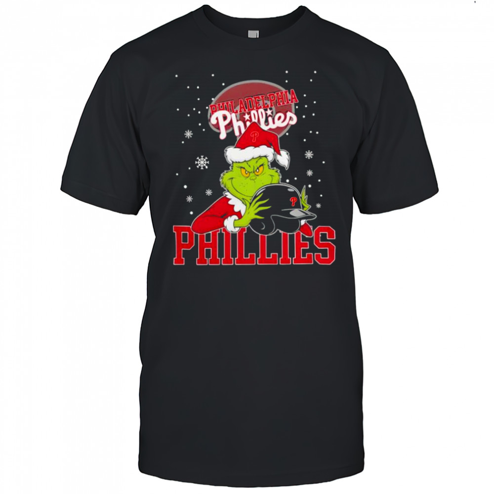Grinch Christmas MLB Philadelphia Phillies Baseball Logo Christmas shirt