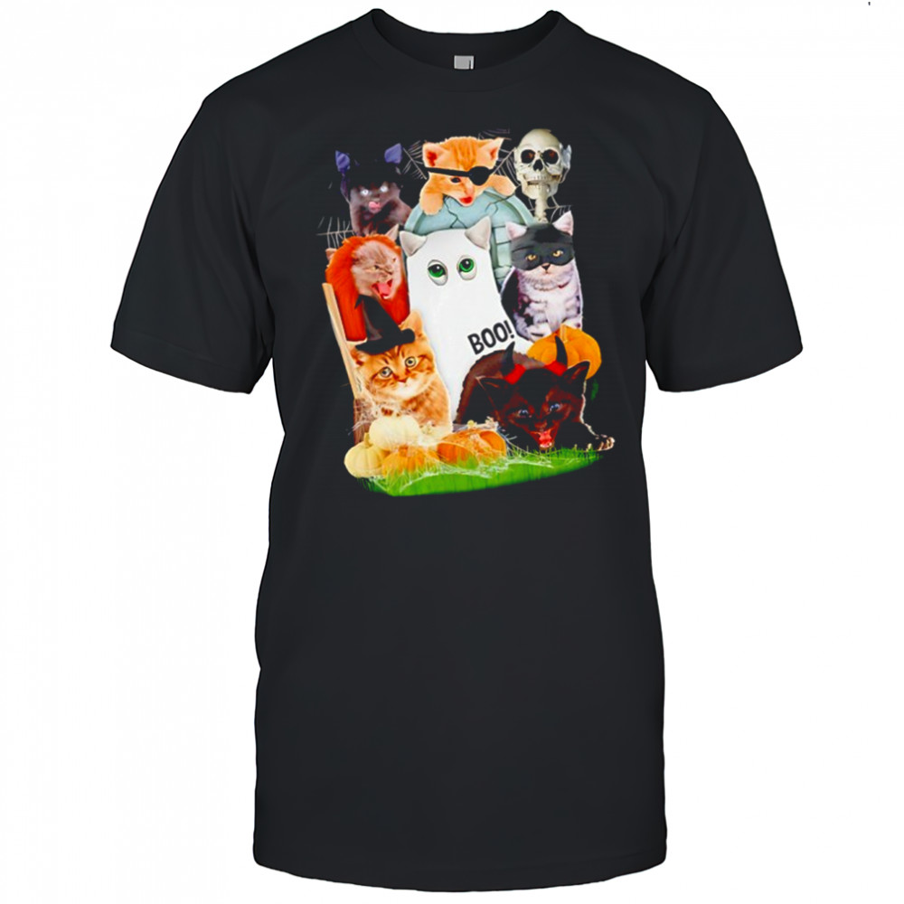 Halloween Cat Collage shirt