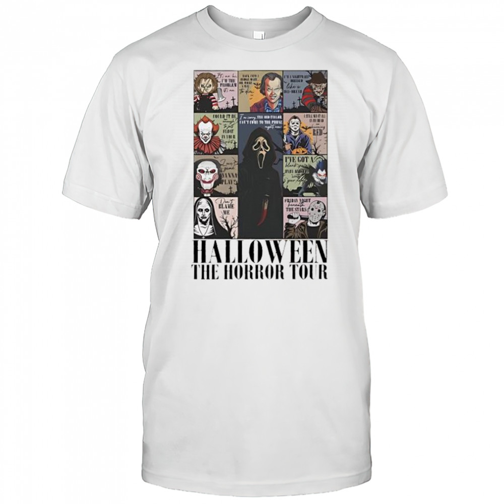 Halloween the Horror tour Characters shirt