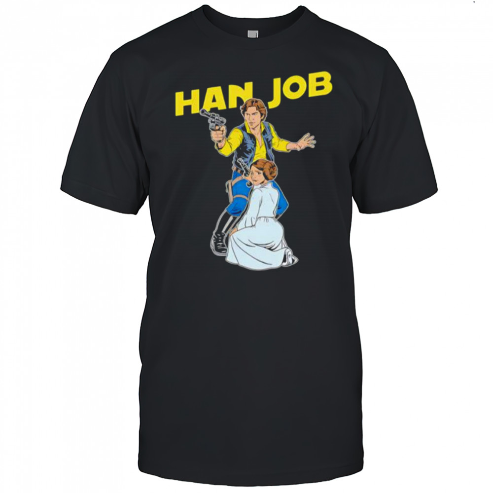 Han Job shotguns graphic shirt