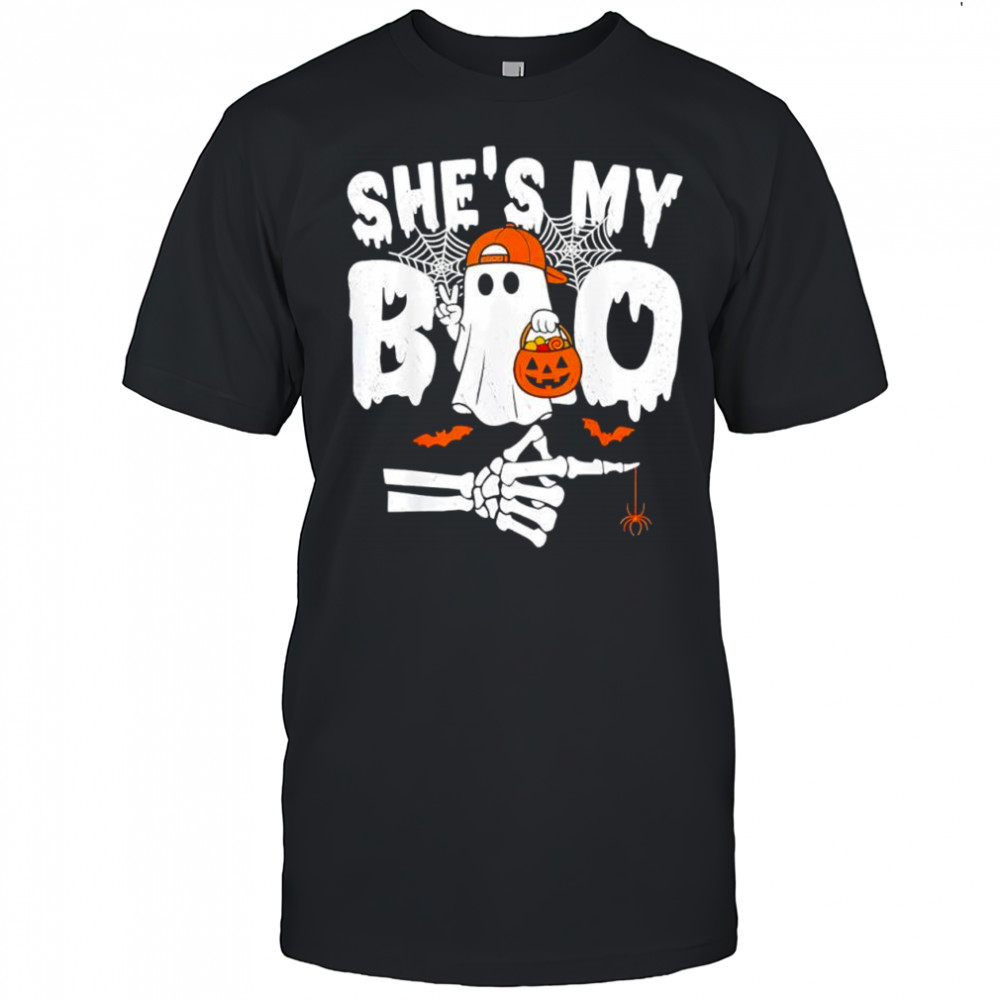 He’s My Boo Matching Couple Halloween Couples She’s My Boo shirt