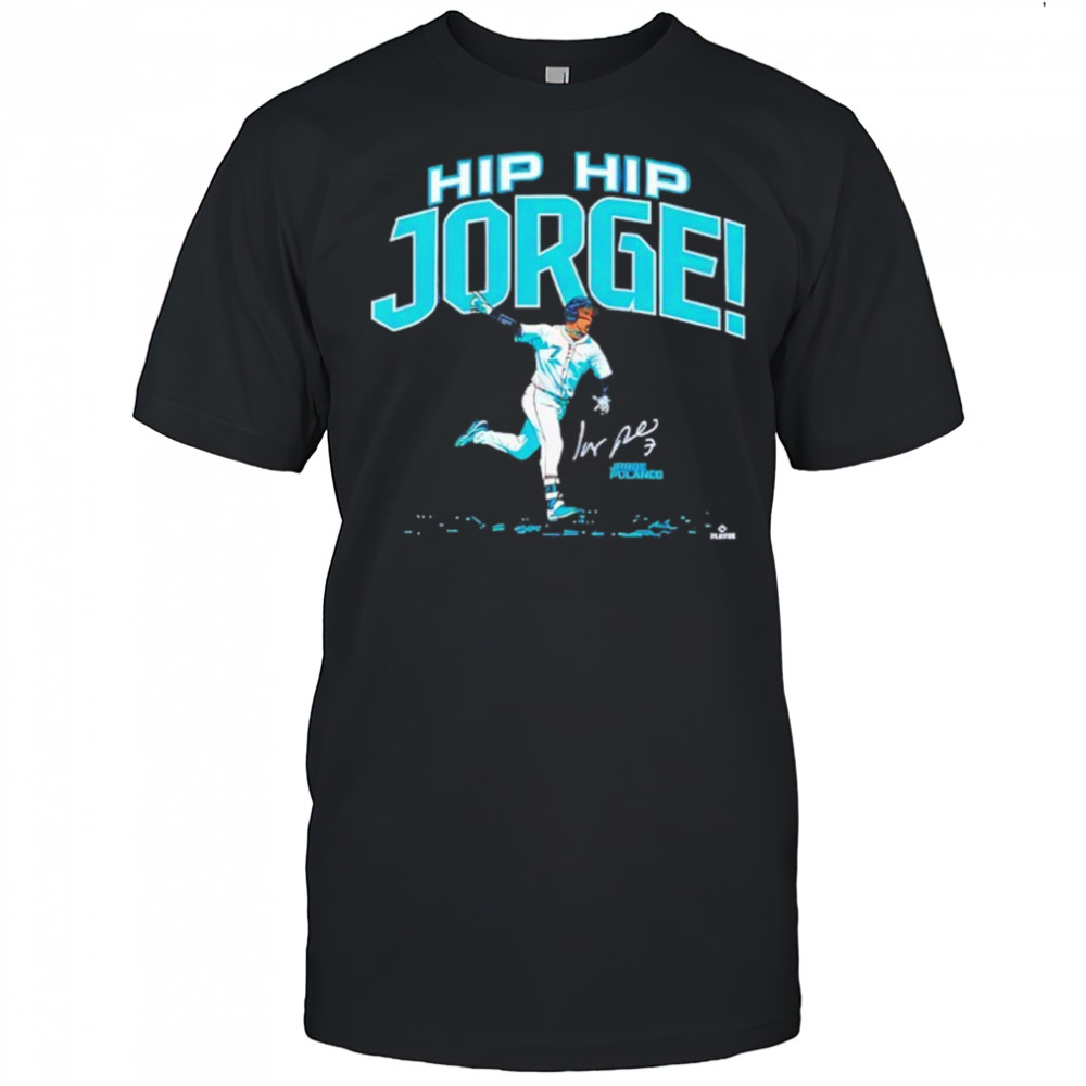 Hip Hip Jorge Polanco signature retro shirt
