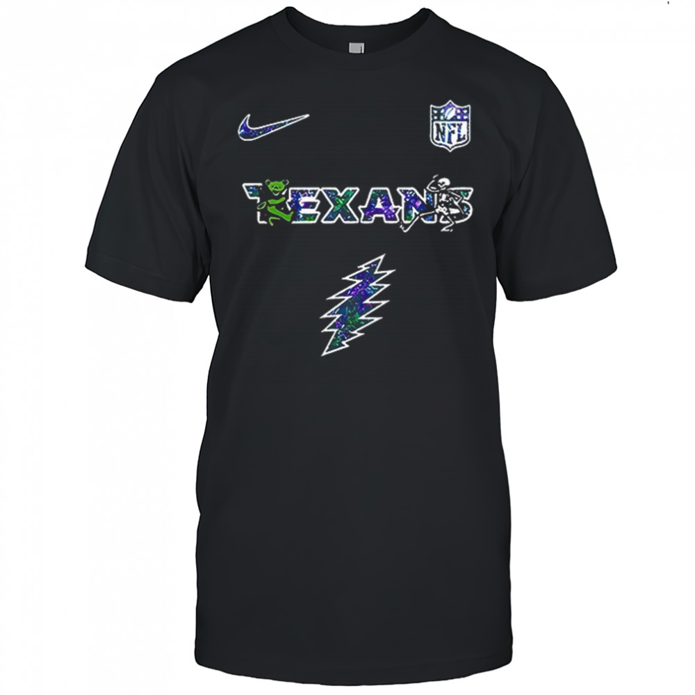 Houston Texans Grateful Dead 60th anniversary bears shirt