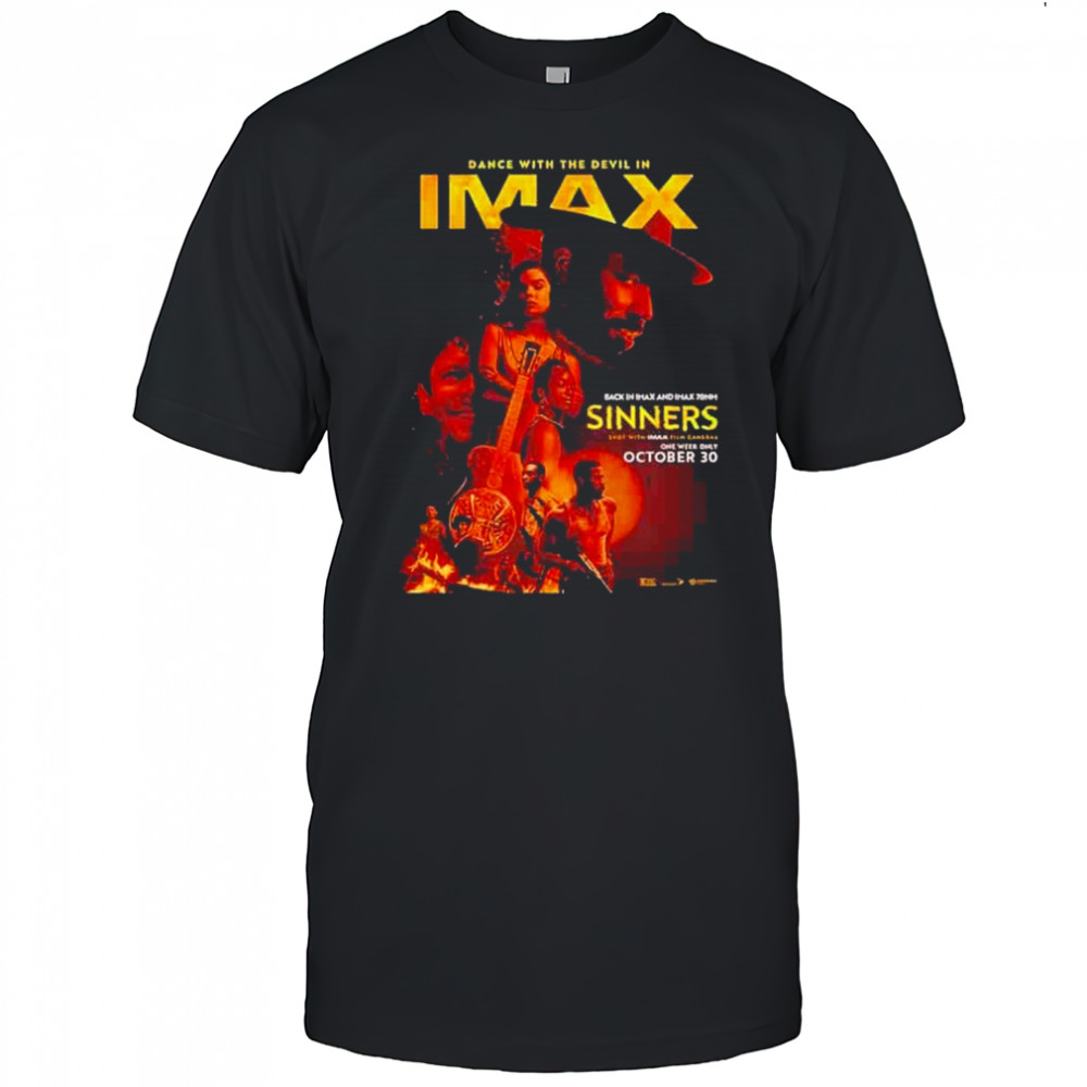 IMAX Sinners Returning To Theaters For Halloween October 30 2025 T-shirt