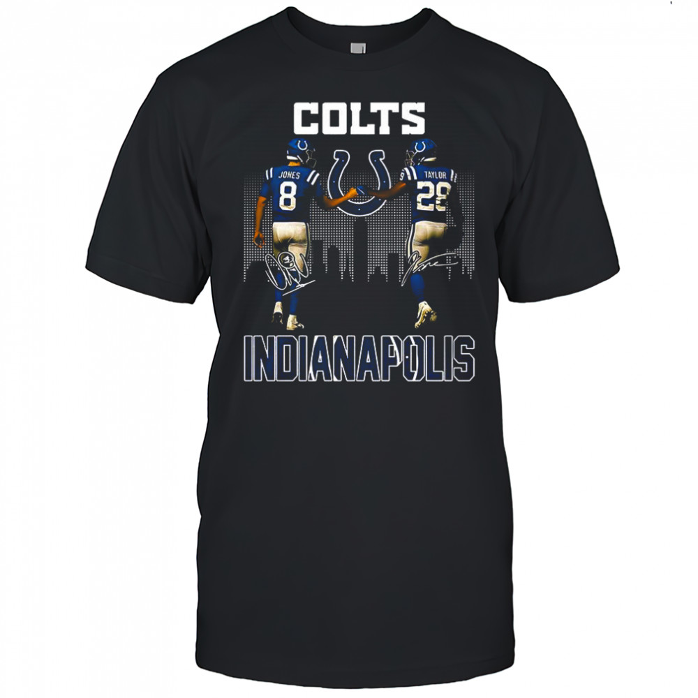 Indianapolis Colts Daniel Jones and Jonathan Taylor signature shirt