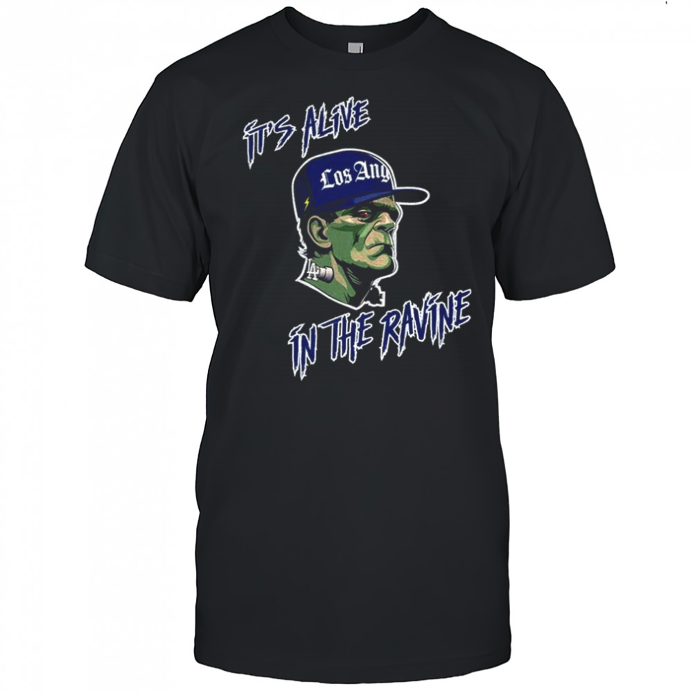 It’s Alive in the Ravine Los Angeles Dodgers Frankenstein shirt