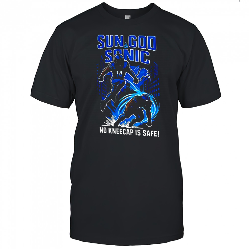 Jahmyr Gibbs Amon Ra St.-Brown Detroit Lions Football no kneecap is safe shirt