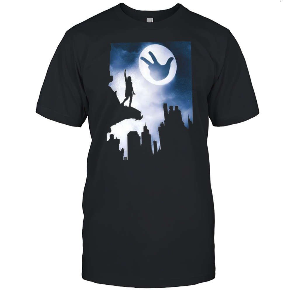 Jalen Brunson New York Knicks basketball celebrates under moonlight parody shirt