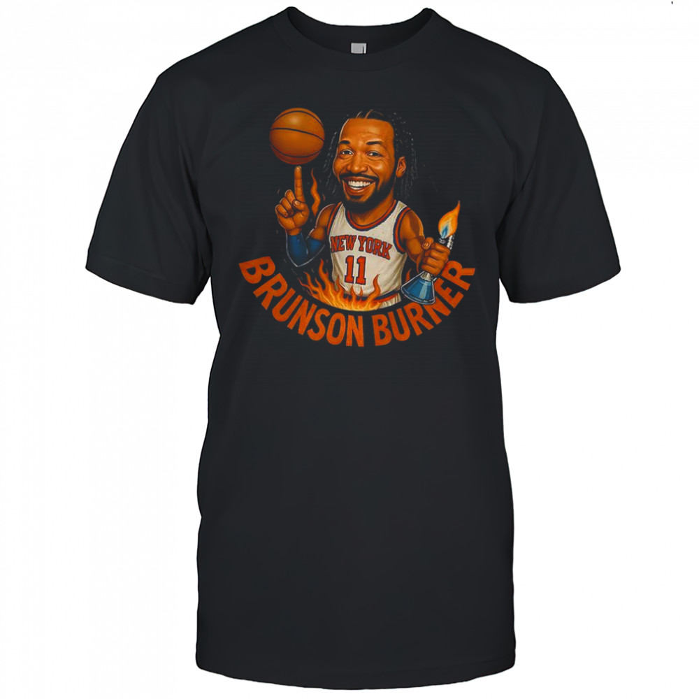 Jalen Brunson New York Knicks basketball The Brunson burner shirt