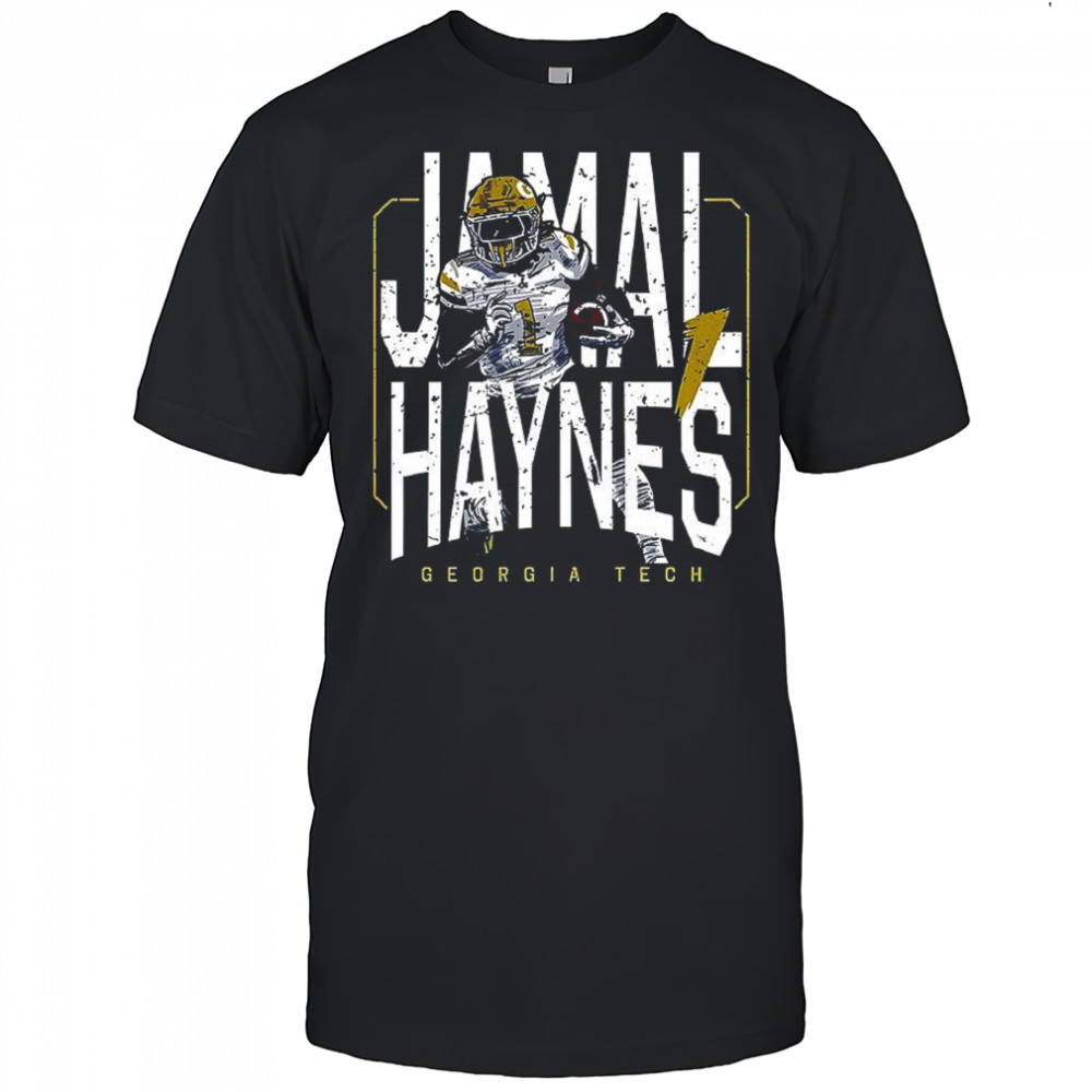 Jamal Haynes Georgia Tech football player number 1 shirt