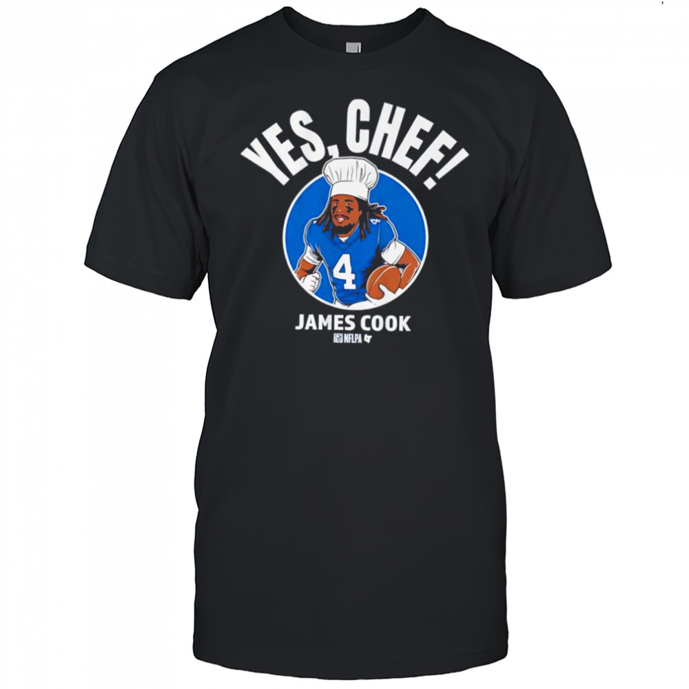 James Cook Yes Chef Buffalo Bills graphic shirt