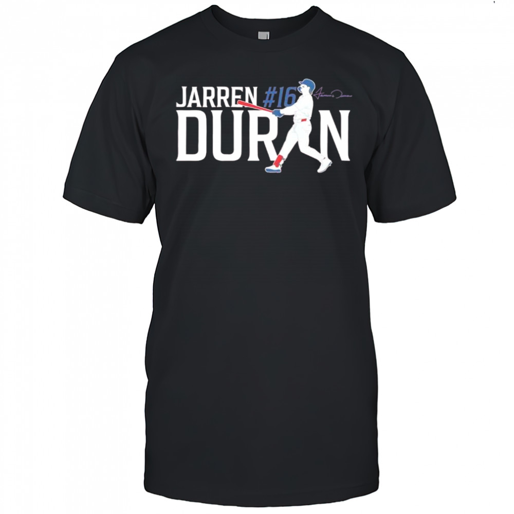 Jarren Duran #16 Boston Red Sox Baseball MLB Signature Shirt