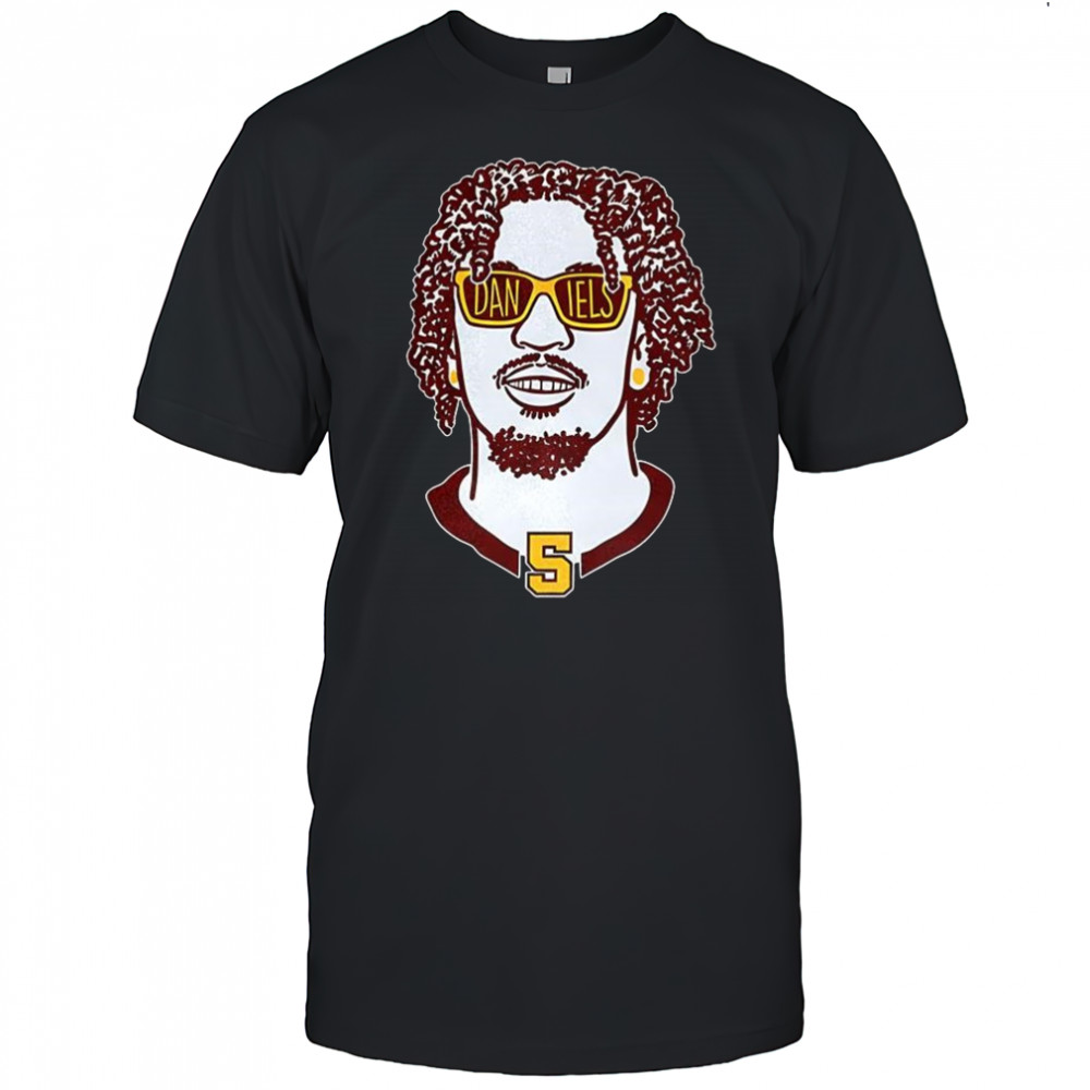 Jayden Daniels Washington Commanders football Shades graphic shirt