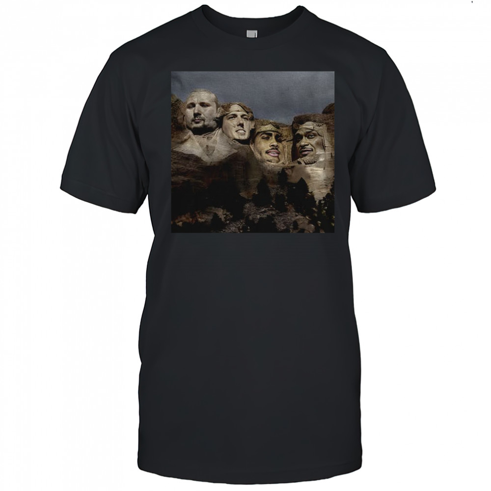 Julio Rodriguez Cal Raleigh Jorge Polanco Seattle Mariners Postseason Mount Rushmore MLB Baseball shirt