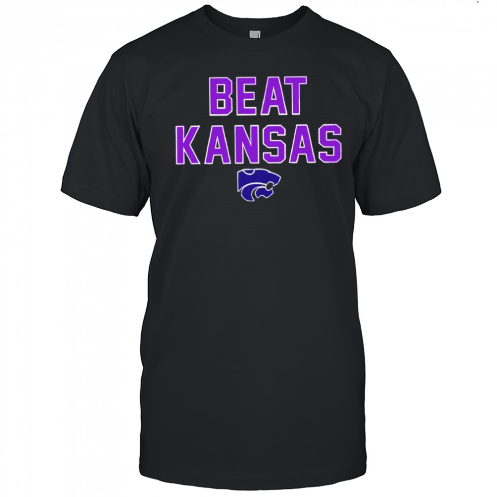 K-State Beat Kansas logo T-shirts