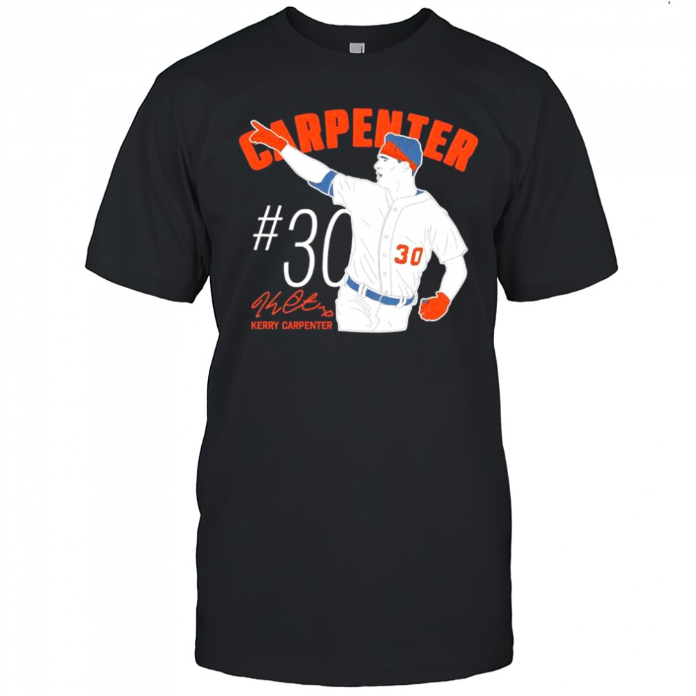 Kerry Carpenter Detroit Tigers Baseball MLB Signature Shirt