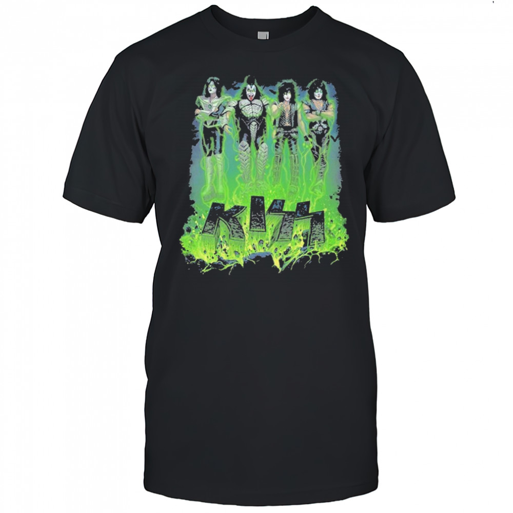 Kiss Conjuring Bats Halloween T-shirt