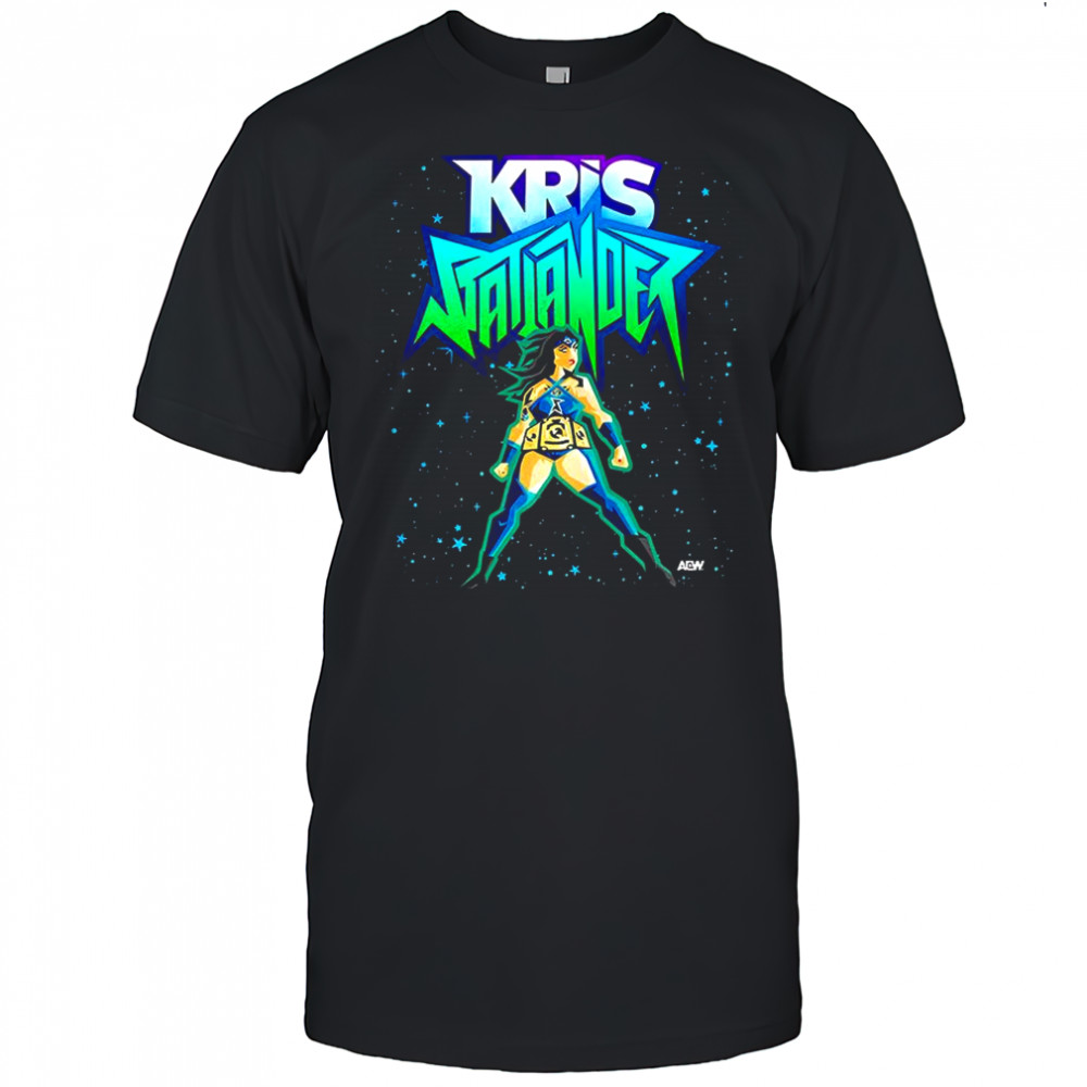 Kris Statlander AWE star warrior champion shirt