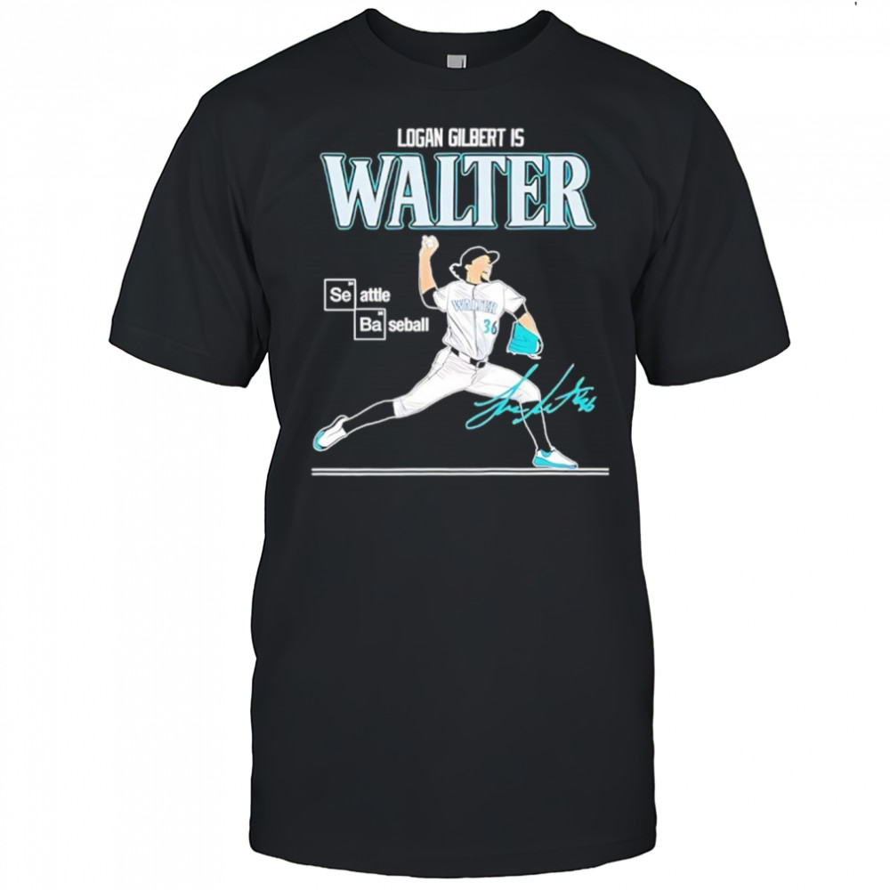 Logan Gilbert is Walter Seattle Mariners baseball signature shirt