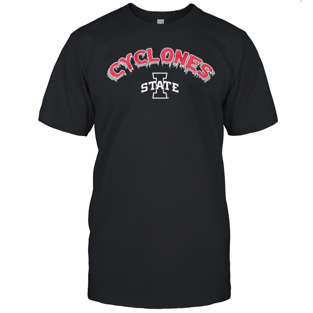 Logo and name of the Iowa State Cyclones shirt